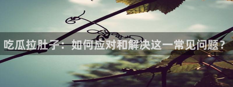 51cg每日吃瓜：吃瓜拉肚子：如何应对和解决这一常见问题？